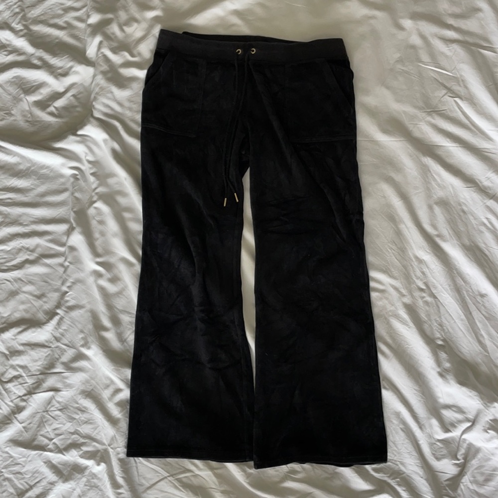 Juicy Couture velour tracksuit Black